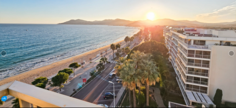 APPARTEMENT À VENDRE 2 PIÈCES, FRONT DE MER À CANNES